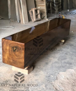 bangku balok minimalis kayu trembesi solid-bangku balok kayu trembesi