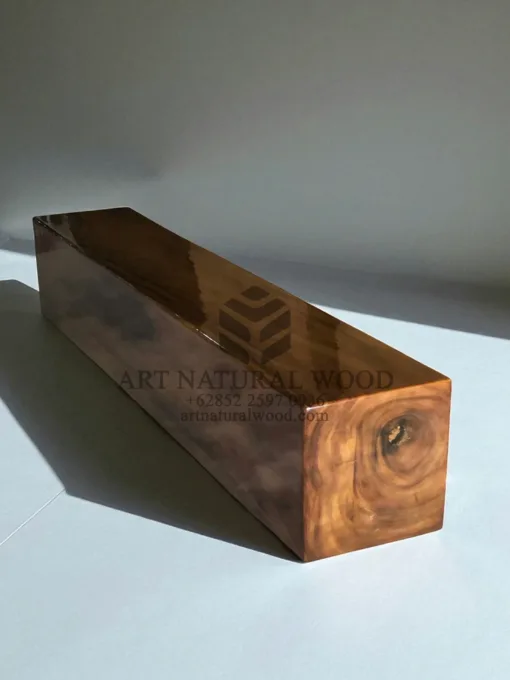 bangku balok minimalis kayu trembesi solid