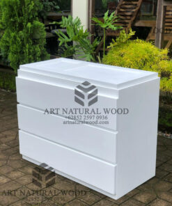 meja bayi minimalis modern kayu solid-meja bayi kayu-baby tafel