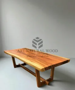 meja makan kayu utuh trembesi antik natural minimalis-meja trembesi-meja antik minimalis