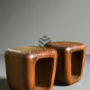 stool lubang kayu trembesi solid