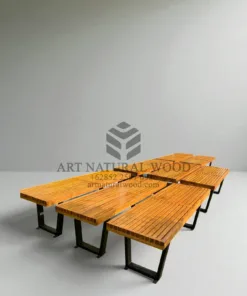 bangku taman kayu jati minimalis