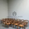 kursi cafe minimalis kayu jati solid