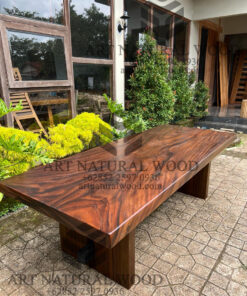 meja kayu antik trembesi solid-meja antik minimalis-meja kayu besar