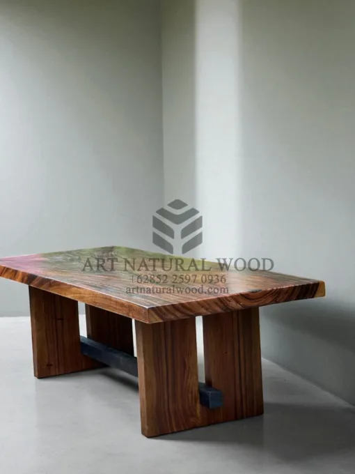 meja kayu antik trembesi solid-meja antik minimalis-meja kayu besar