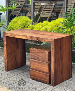 meja komputer kayu solid minimalis modern-meja kerja minimalis-meja kantor kayu