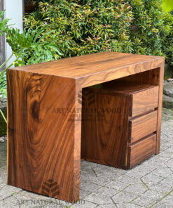meja komputer kayu solid minimalis modern-meja kerja minimalis-meja kantor kayu