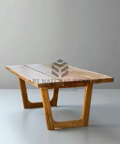 meja makan kayu jati outdoor