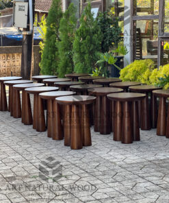 meja side table minimalis kayu solid