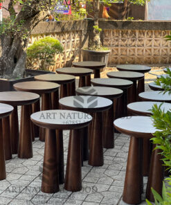 meja side table minimalis kayu solid