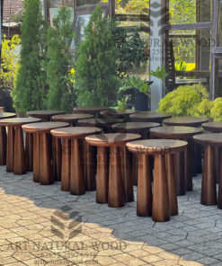 meja side table minimalis kayu solid