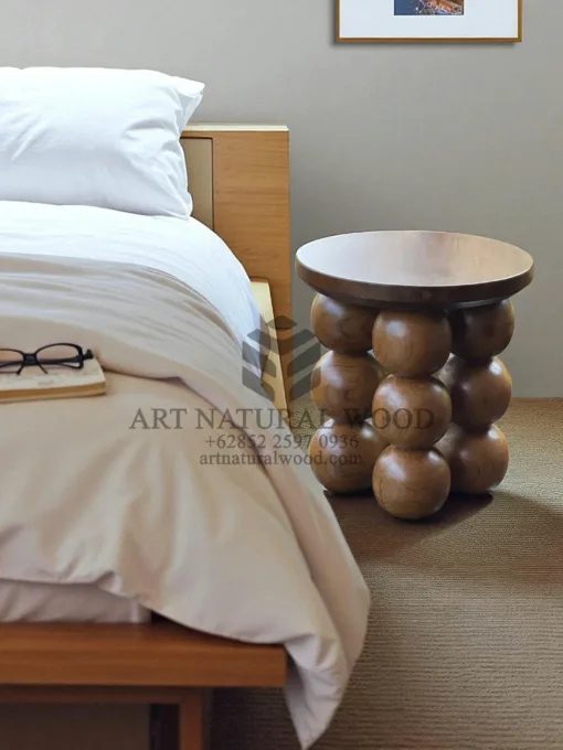 side table minimalis kayu jati solid