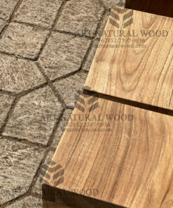 stool outdoor kayu jati solid