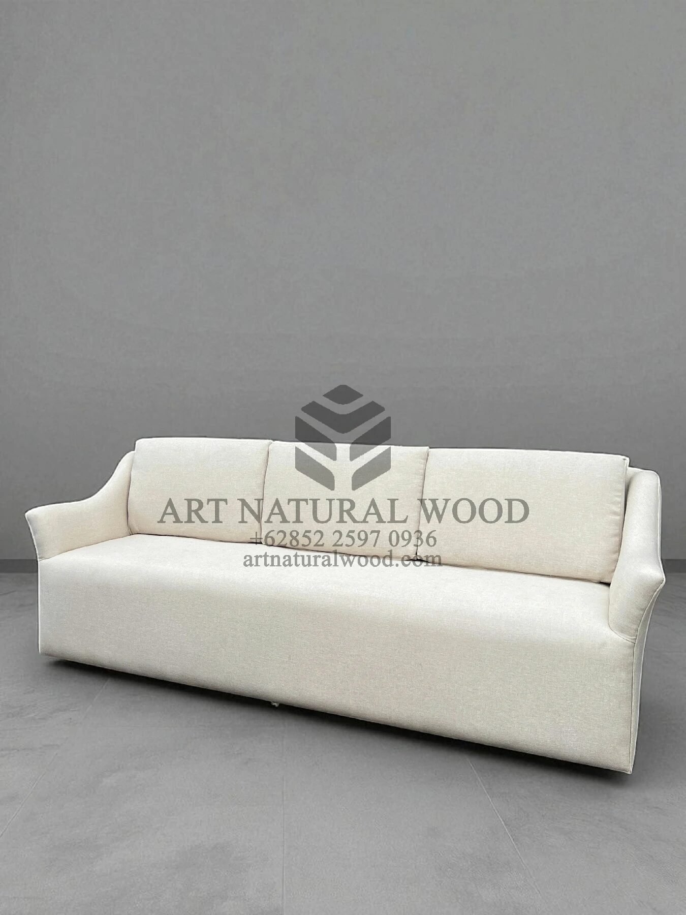 sofa 3 dudukan minimalis modern untuk ruang tamu