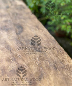 meja kayu jati lama rustic