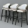 bar stool kontemporer kayu solid