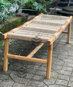 bench outdoor kayu jati