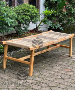 bench outdoor kayu jati