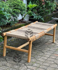 bench outdoor kayu jati