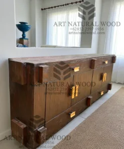 custom cabinet kayu jati solid