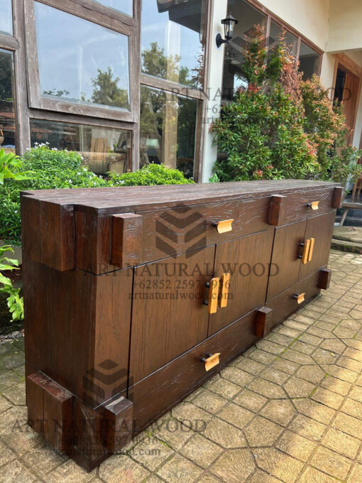 custom cabinet kayu jati solid