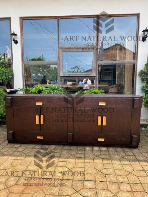 custom cabinet kayu jati solid