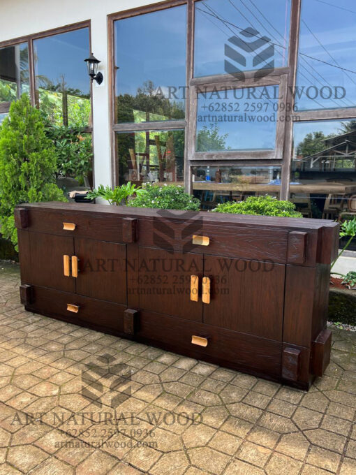 custom cabinet kayu jati solid