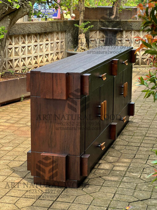 custom cabinet kayu jati solid