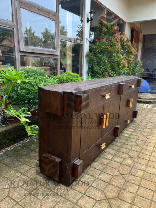 custom cabinet kayu jati solid
