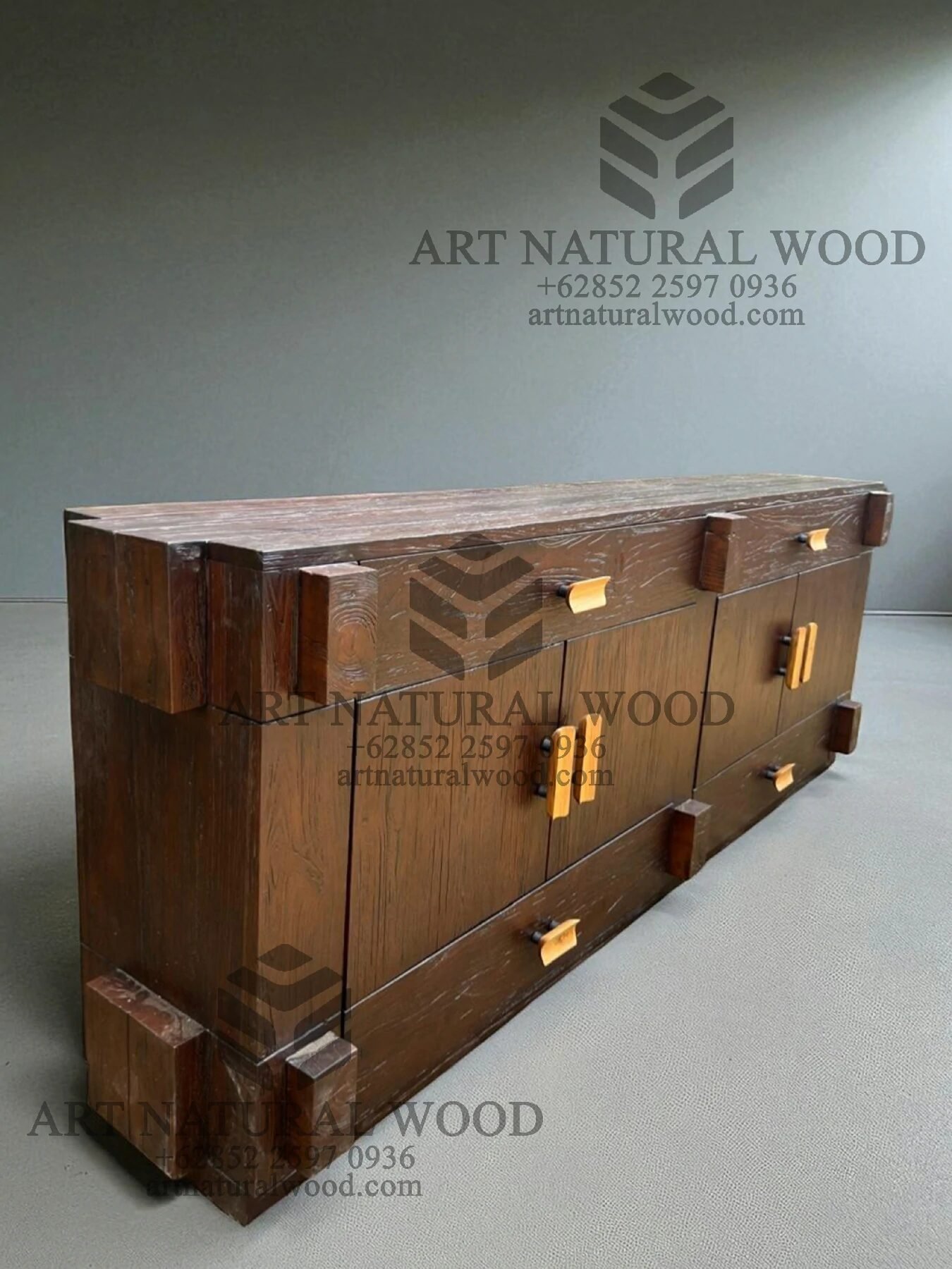 custom cabinet kayu jati solid