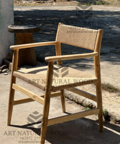 custom kursi makan rotan minimalis modern