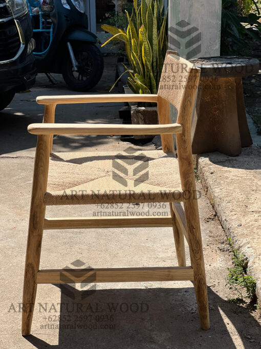 custom kursi makan rotan minimalis modern