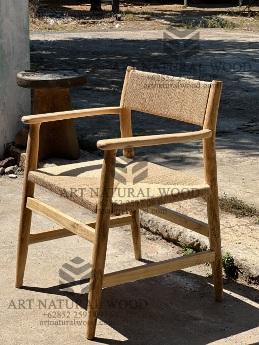 custom kursi makan rotan minimalis modern