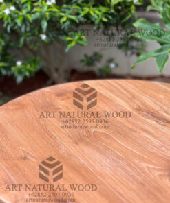 kursi santai kayu jati kombinasi rotan