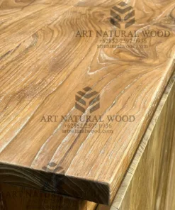 cupboard kayu jati solid minimalis rustic