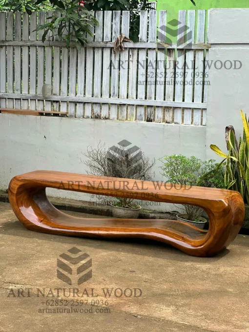 meja tv kayu solid unik