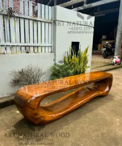 meja tv kayu solid unik