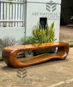 meja tv kayu solid unik