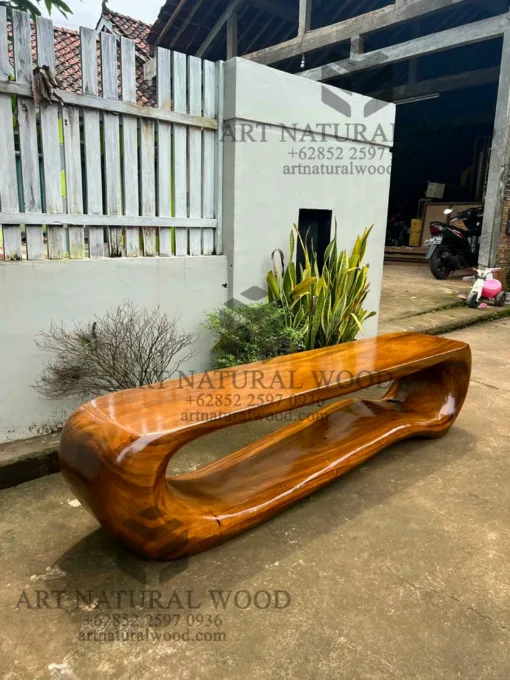 meja tv kayu solid unik