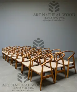 kursi kafe minimalis modern kombinasi rotan