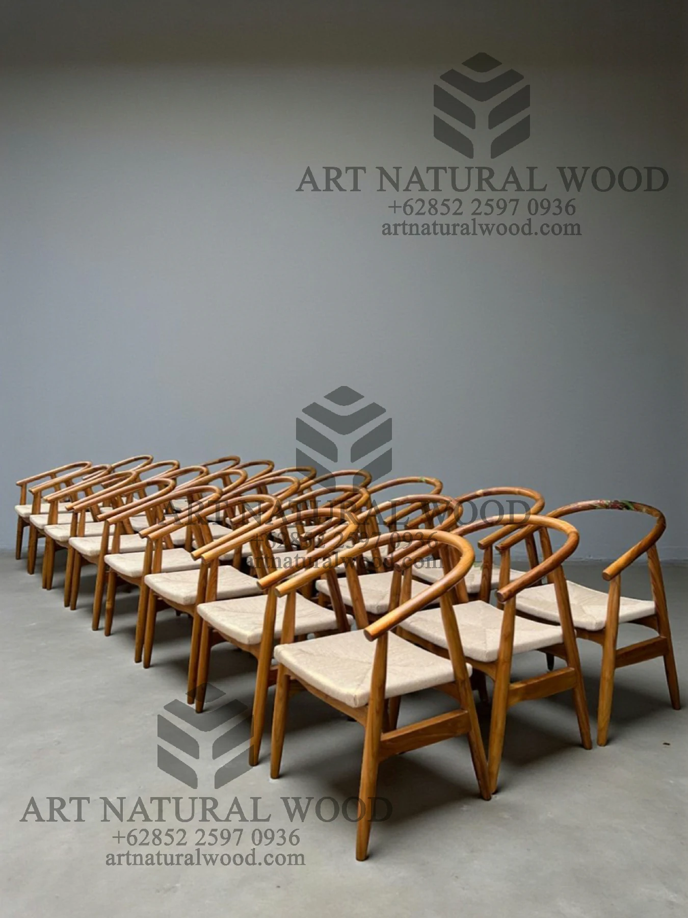 kursi kafe minimalis modern kombinasi rotan