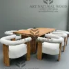 kursi makan minimalis modern whitewashed