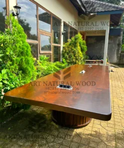 meja meeting kantor besar minimalis