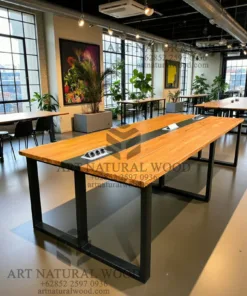 meja rapat kantor minimalis modern