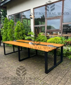 meja rapat kantor minimalis modern