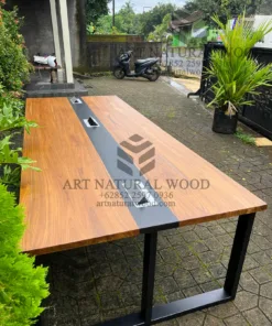 meja rapat kantor minimalis modern