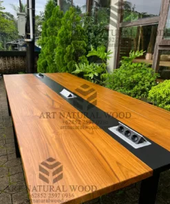 meja rapat kantor minimalis modern