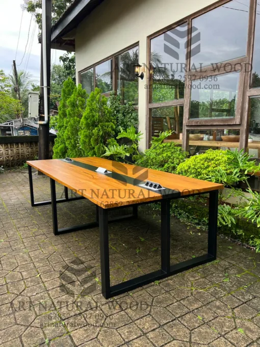 meja rapat kantor minimalis modern