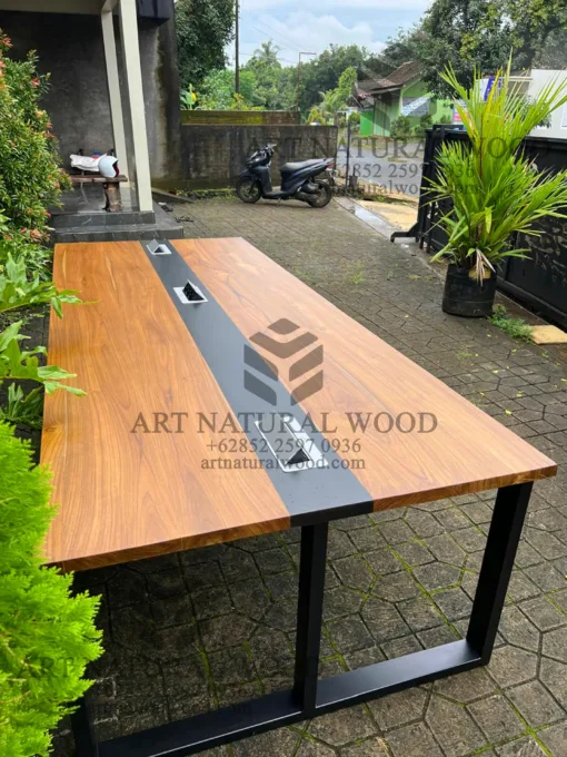 meja rapat kantor minimalis modern