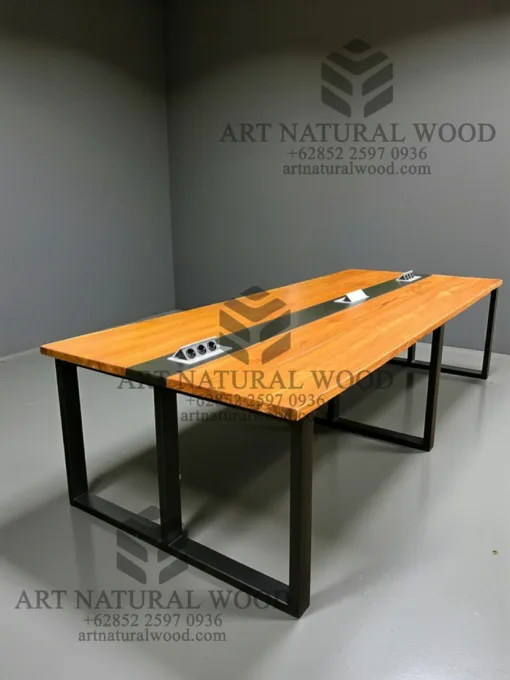 meja rapat kantor minimalis modern